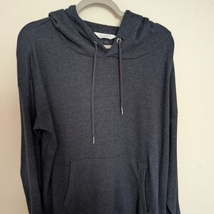 Market & Spruce Emma Thermal Hoodie, XXL, navy blue